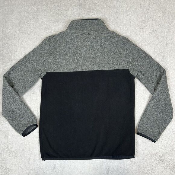 Spyder Jacket Men Gait Half Zip Sweater Gray Small Pullover Fleece Sweatshirt - Picture 2 of 9